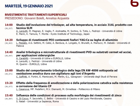 38° CONVEGNO NAZIONALE AIM_1