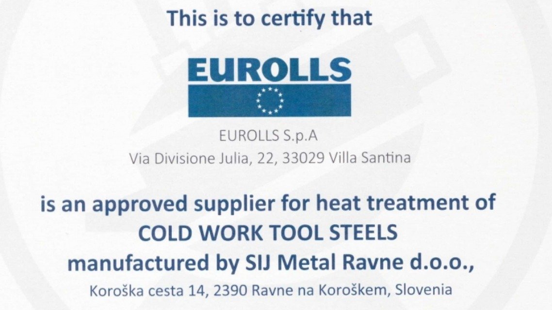 Eurolls Heat Treatment Certification_1