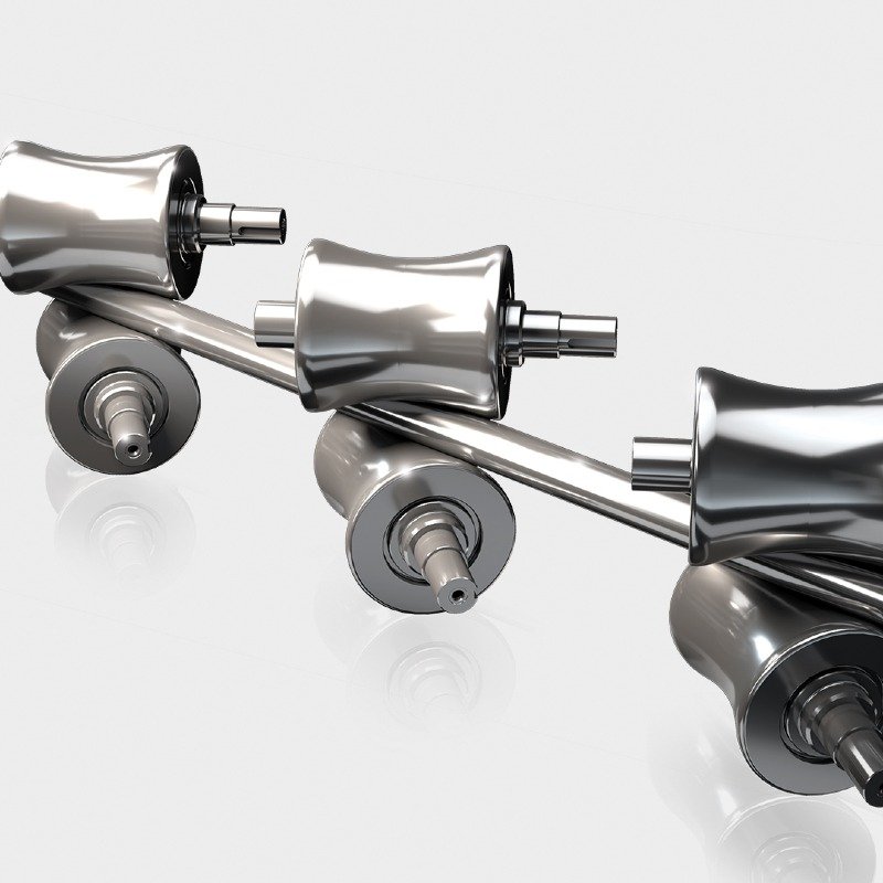 STRAIGHTENING ROLLS AND CYLINDERS